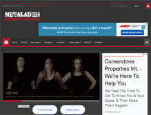 Tablet Screenshot of metaladies.com